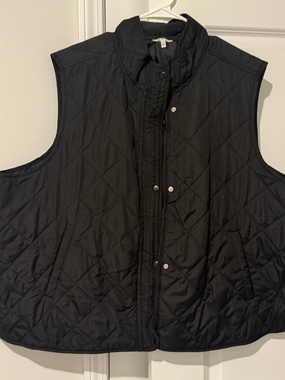 Maurices Black Quilted Vest